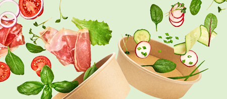 Salad packaging