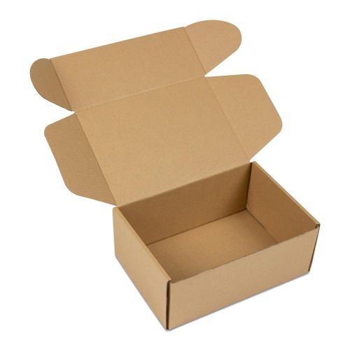 Boîte en carton simple kraft ou blanc pour l'expédition