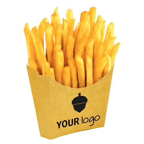 Brown French fries bags with your own print