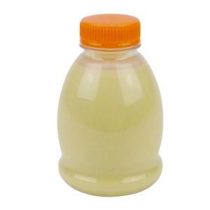 Flessen voor drank en sap in A-PET met oranje dop