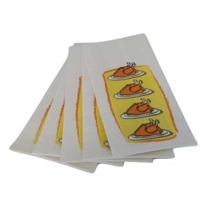 Papieren zakken voor gebraden kip - S