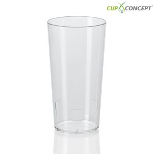 Crystal clear reusable drinking cups - Design Cup