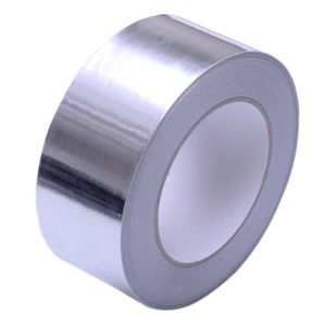 Zilveren aluminium kleefband
