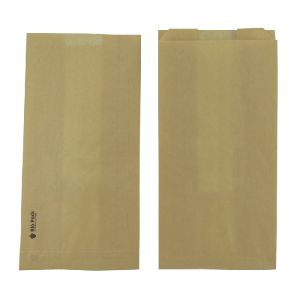 Brown greaseproof paper bags for 4 rolls - without print