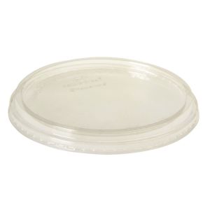 Couvercle anti-fog  pour bols de salade compostables en PLA PLA002757