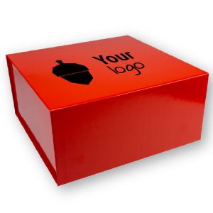 Red magnetic boxes with your print