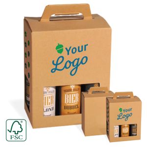 Carrying case for 6 beer bottles - with your logo