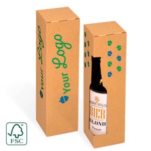 Gift box for 1 bottle of beer - with your logo