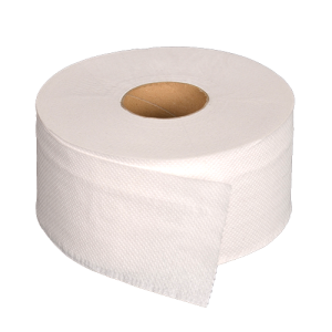 Mini Jumbo toilet paper rolls