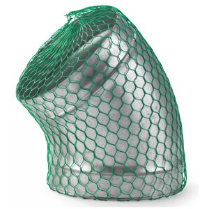 Groene plastic buisnetten