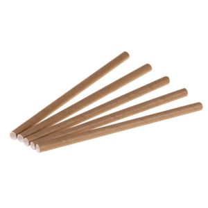 Compostable paper drinking straws