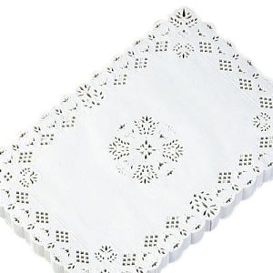 Rectangular greaseproof paper lace