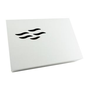 White catering boxes - wave - L