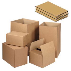Double wall cardboard boxes 40 x 40 x 40cm