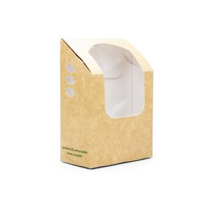 Boîte à wrap compostable en carton kraft