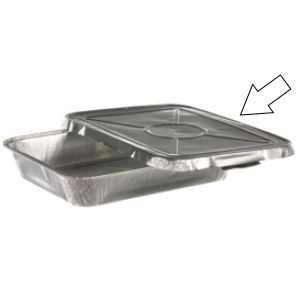 Aluminium lids for aluminium trays