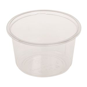 Compostable containers in PLA with separate lid