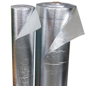 Luchtkussenfolie op rol met aluminium