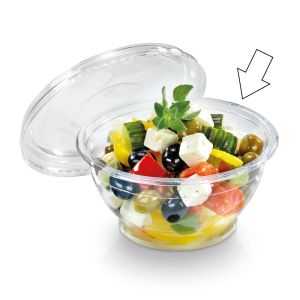 Compostable PLA salad bowls
