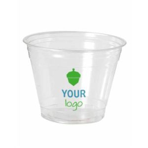 Milkshake bekers - shakers in rPET met jouw logo in 2 kleuren - 9 oz
