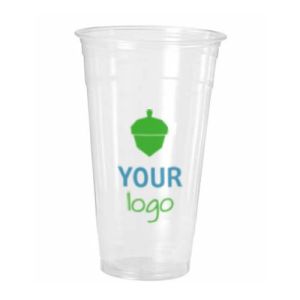 Milkshake bekers - shakers in rPET met jouw logo in 2 kleuren - 20 oz