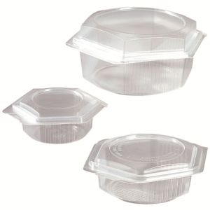 PP containers with hinged lid - Alphatop micro