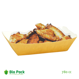 Emballage en carton kraft pour frites, hamburger et snacks