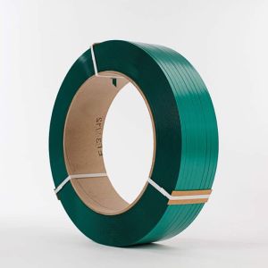 Green extruded PET strapping