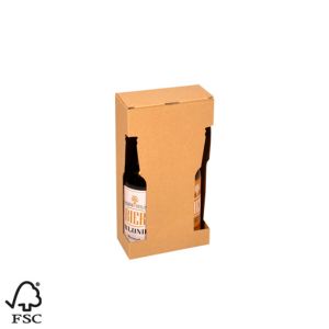 Gift box for 2 bottles of beer