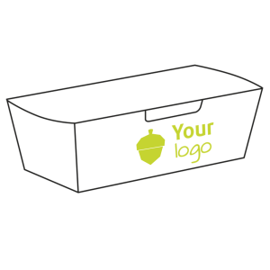 Take away snack boxes with your own print