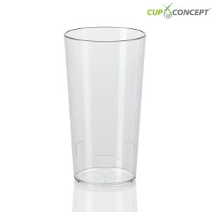 Glasheldere herbruikbare drinkbekers 30cl - Cup Concept Design Cup