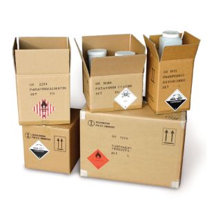 Dubbele golf dozen 40 x 30 x 30cm - UN goedgekeurd voor gevaarlijke producten
