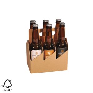 Carrier basket for 6 beer bottles