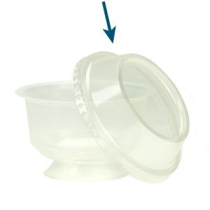 Dome lids for plastic dessert cups DSBAR0011/12