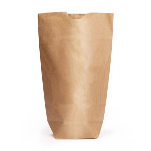 Kraft paper bags with cross bottom
