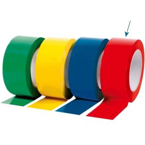 Red Vinyl (PVC) packaging tape