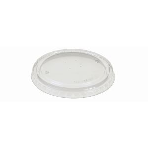 Transparant antifog rPET lids for ice cream cups Ø 85 mm