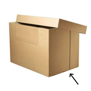 Cardboard pallet boxes with optional separate lid 120 x 80 x 80cm- Fefco type 200