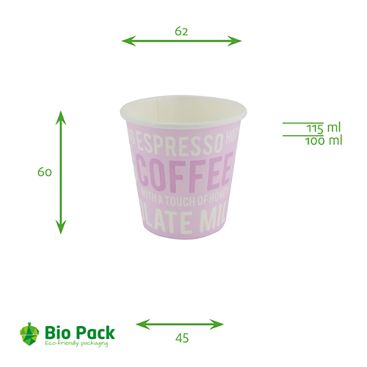 Composteerbare drinkbekers - pink - 4 oz